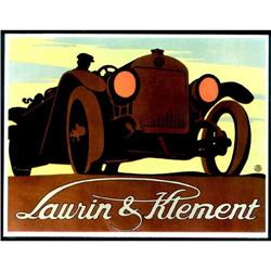 CZECH ADVERTISEMENT POSTER "LAURIN KLEMENT" #1075015