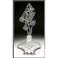CZECH VINTAGE CUT CRYSTAL FIGURAL PERFUME #1075037