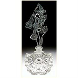 CZECH VINTAGE CUT CRYSTAL FIGURAL PERFUME #1075038