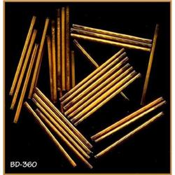 1000 VINT TOPAZ GLASS SILVER LINED TUBE BEADS #1075064