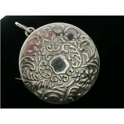 STERLING Silver TAPE MEASURE w scrollwork #1075080