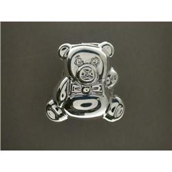 STERLING Silver Box Teddy BEAR   #1075087