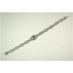 ANTIQUE  Bracelet AMETHYST  DIAMONDS #1075114