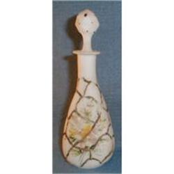 19TH CENTURY BLOWN GLASS PAINTED BARBER BOTTLE #1075179