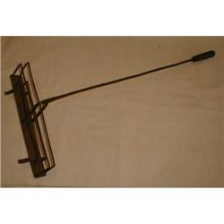 19TH CENTURY WROUGHT IRON HEARTHSIDE TOASTER #1075180