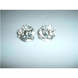 Marked Lisner Rhinestone Earrings #1075186