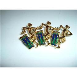 Large Bongo Player Brooch #1075191