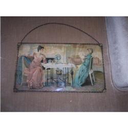 Beautiful Glass Chain Picture-Antique #1075297