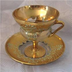 Moser Handled Sherbet & Underplate #1075308