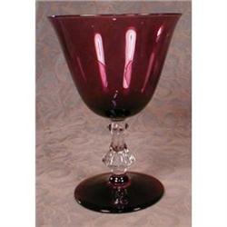 Amethyst  WATER Glasses SET - 8 Cambridge TYPE #1075370