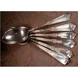 GORHAM Sterling SPOONS Silver (6) ANTIQUE #1075380