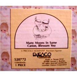 PRECIOUS Moments CANOE Figurine #520772 BOXED #1075385