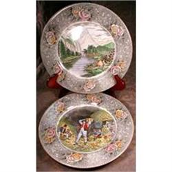 ADAMS Currier Plates Yosemite&Husking ALTMANS 2#1075387