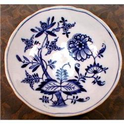 MEISSEN Blue ONION Cauldon Bowl ANTIQUE #1075403