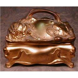  Nouveau JEWEL Cask VICTORIAN Benedict ANTIQUE #1075404