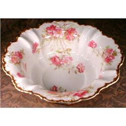 Limoges ELITE Footed Centerpiece Bowl ROSES #1075406