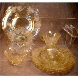 CAMBRIDGE Apple BLOSSOM-Plates/Cups/Sau YELLOW #1075413