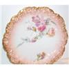 Image 1 : Limoges Pink Rose Decorated Plate #1075436