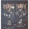 Image 1 : Elegant Crystal Prisim Locking Bobeche Candle #1075477