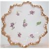 Image 1 : HP Limoges Violet Decorated Plate #1075485