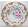 Image 1 : Hand Painted Limoges Rose Plate #1075591