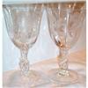 Image 1 : Two Heisey Rose Decorated Water Goblets #1075610