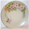 Image 1 : Hand Painted Limoges Wild Rose Plate #1075623