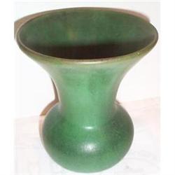 Peters and Reed Matt Green Glaze Vase #1075814