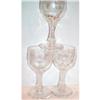 Image 1 : Three Fostoria Grape Goblets with Hollow Stem #1075819