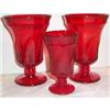 Image 1 : Fostoria Jamestown Ruby Red Water and Wine #1075854