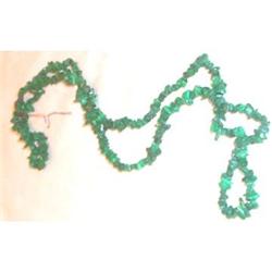 Lovely Malachite Nugget Necklace #1075862
