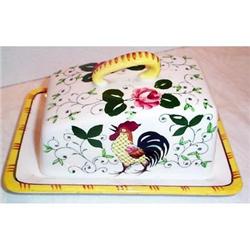 Rooster and Roses Covered Cheese #1075867