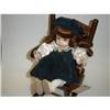 Image 1 : LITTLE GIRL DOLL SITTING ROCKING CHAIR #1076112