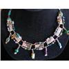Image 1 : DESIGNED AND HAND WROUGHT Beaded Wire Neckalce #1076167