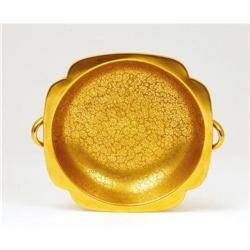 Old Pickard Studio Gold Rose & Daisy Bowl Plate#1076209