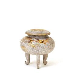 Old Japanese Egg Shell Makie Lacquer Censer  #1076225