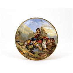 Prattware Pot Lid I see you my boy #1076236