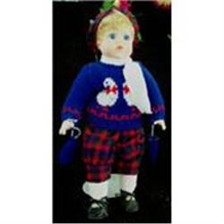 Doll Boy Blue Red Winter Clothes, Heritage Mint#1076265