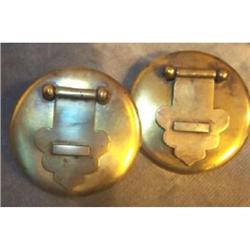 Handles Brass Round Back Plates Drop Arrow #1076268