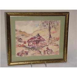 Fiddler On The Roof Watercolor SKU 5209 #1076321