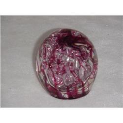 Purple Glass Paperweight Sku1552 #1076354