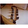 Image 1 : Bells, String of 10 pony brass bells on leather#1076683