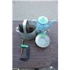 Image 1 : Display Can, Blue Tea Pot, 4" C Clamp and Misc