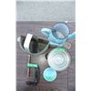 Image 3 : Display Can, Blue Tea Pot, 4" C Clamp and Misc