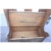 Image 4 : Wooden Storage Bench 20.5" W by 24" T by 11" D