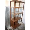 Image 4 : 2X THE MONEY - Wooden Shelving Units (2 Parts each) 32" W by 72" T by 16" D (1 Missing Shelf)