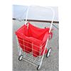 Image 1 : 4 Wheel Metal Cart 17" W by 14" D by 28" T