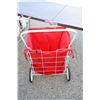 Image 2 : 4 Wheel Metal Cart 17" W by 14" D by 28" T