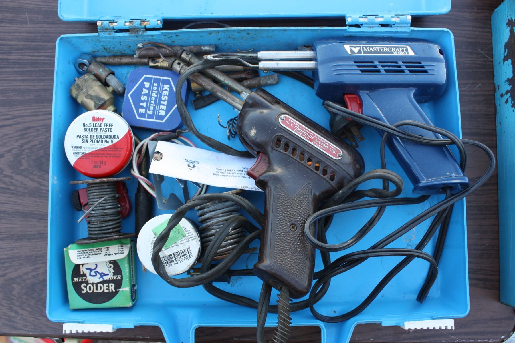 Soldering Guns and Drill Bits (Mastercraft Working, Other Not Working)