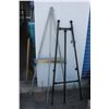 Image 2 : Two Easels Wooden 65" T and Metal 57" T